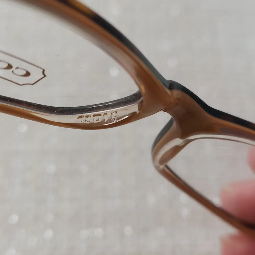 New Coach Eyeglass Frames LIZZIE 514 Brown Tortoise Full Rim 48-15-135 &‎ Case